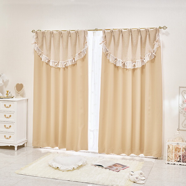 楽天市場】【P5倍！13日10時-15日23:59】リボンドレスカーテン/1級