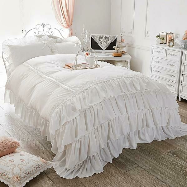 楽天市場】【P5倍！13日10時-15日23:59】ミルフィーユリボン布団カバー