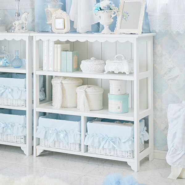 楽天市場】【直送】アンティーク風バスケットチェスト（6杯）/Soleil