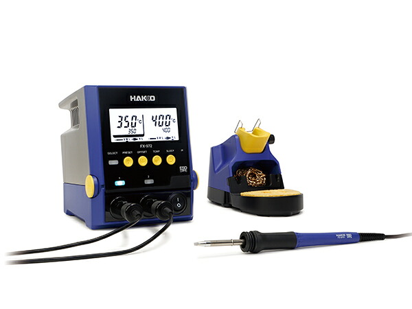 白光(HAKKO) ハッコー ポートはんだごて FX972-81/100V 2極地プラグ　FX972-81｜ガレージマルシェ