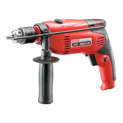 【6/5はP2倍】京セラ(Kyocera) 旧リョービ(RYOBI) 振りまわすせん孔機 PD-196VR 645950A せん孔機 穴あけ 最大限度 混凝土 19粍 鉄工 13粍 大工仕事 25粍 無段変速 １番ウッドせん孔機 ドライバドリル 電動手道具 DIY 物の具 手道具 備品 飛騨工 日曜日飛騨工