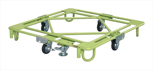 【直送】サカエ(SAKAE) 自在移動回転台車（フロアストッパー付） RB-4RG