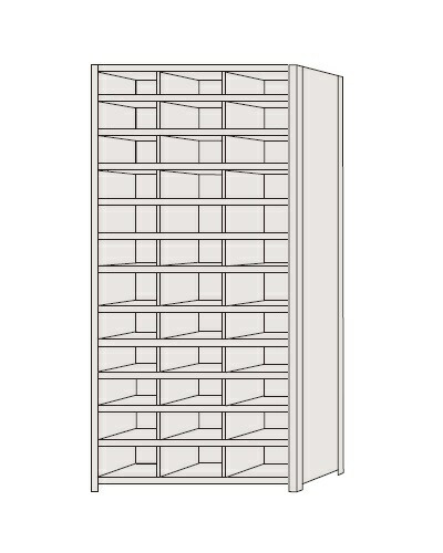 【6/10はP2倍】【直送】サカエ(SAKAE) カテゴリー化棚 NCAM110-312