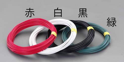 【6/5はP3倍】エスコ(ESCO) 8 m x 20m ＩＶ電話線(撚線/緑) EA940AT-164