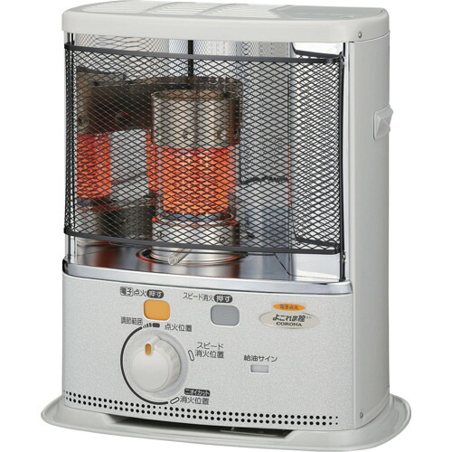 【直送】コロナ 携帯型原油暖房器(照りかえす形) SX-EA24Y