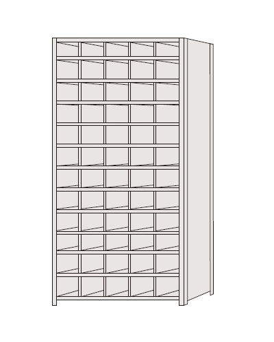 【直送】サカエ(SAKAE) 区分棚 NCAM110-512｜工具屋のプロ 店 58,568円
