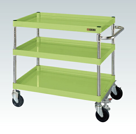 【直送】サカエ(SAKAE) CSパール手押し車(中量印字機･立ち会い場ストッパー付) CSP-7573FS