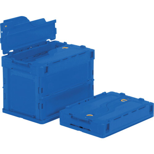 トラスコ 薄型オリコン TR-C30B 30L TR-O50B 50L トラスコ中山 TRUSCO 薄型折りたたみコンテナ 30L 透明 TR-O30B
