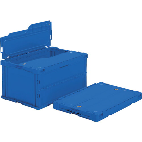 楽天市場】TRUSCO(トラスコ) 薄型折りたたみコンテナ 50Lロックフタ付