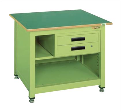 【直送】サカエ(SAKAE) 一人用進め方台ＫＴ印字機（押し込み・中棚付） KT-212FEN 作業台-花・ガーデン・DIY-DIY・工具