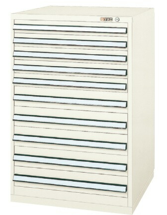 【直送】サカエ(SAKAE) KCキャビネット 10段 750X720X1140 グリーン KC-1101｜工具屋のプロ 店