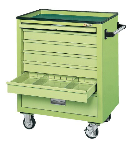 【直送】サカエ(SAKAE) エスエスワゴン 700X450X880 グリーン SS-A5N｜工具屋のプロ 店