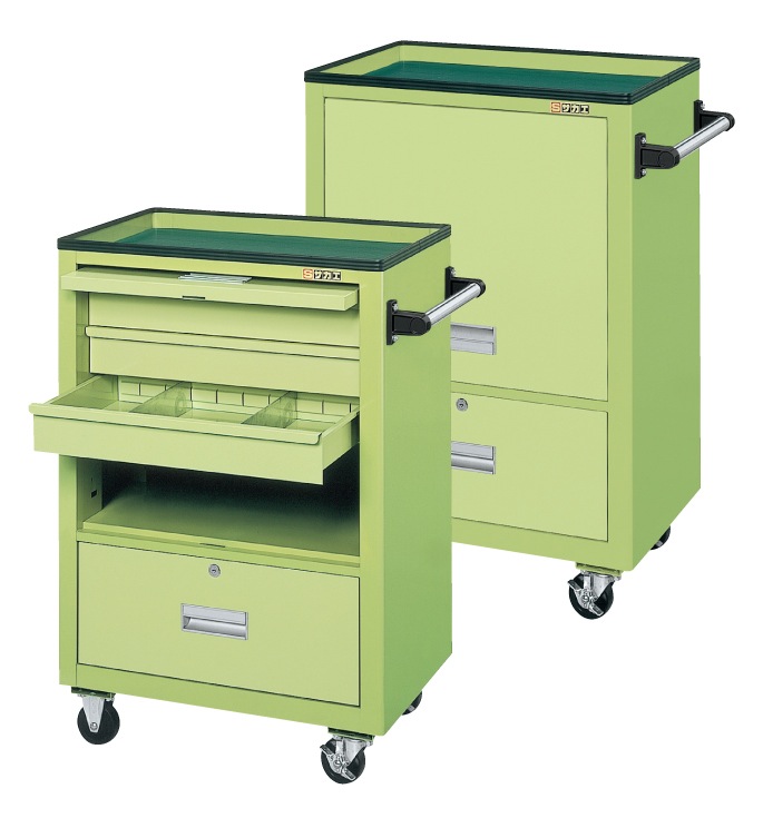 【直送】サカエ(SAKAE) エスエスワゴン 600X400X880 グリーン SS-B3N|工具屋のプロ 店
