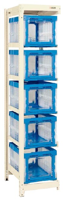 サカエ SAKAE コンテナラックケース 連結 コンテナ50B2TM付 CR-50B2LRN 【新作入荷!!】