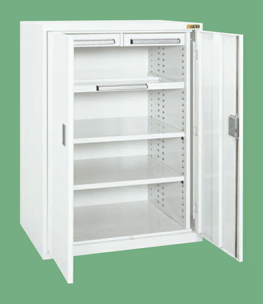 【直送】サカエ(SAKAE) ミニ工具室(横ケント式)スチール扉タイプ K-K1001W|工具屋のプロ 店