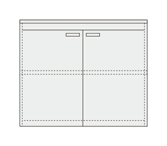【7/25はP2倍】【直送】サカエ(SAKAE) ピットイン キャビネット(天板付) PN-F22W|工具屋のプロ 店