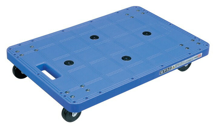 サカエ 自在移動回転台車（中量型・センターベース付） RB-4KG (211996) 直送品)サカエ SAKAE 自在移動回転台車 中量型 取手・センターベース付 RB-