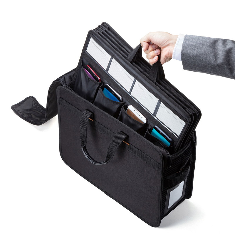 サンワサプライらくらくスマホ預かりキャリーBAG-BOX7BK
