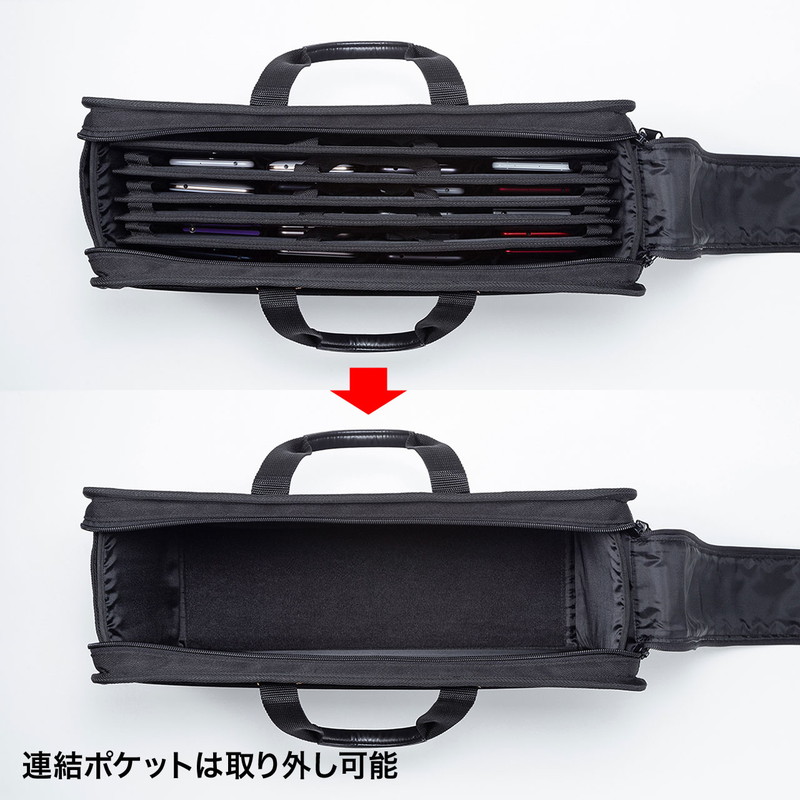 サンワサプライらくらくスマホ預かりキャリーBAG-BOX7BK
