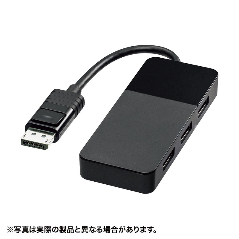 安いそれに目立つ 変換コネクタ ケーブル 5 25 火 限定 全商品p5倍 サンワサプライ Displayport Ad Dp14mst3dp 3ポート Mstハブ Dpver1 4 Craccs Gob Ni