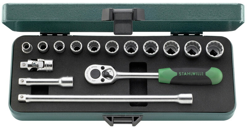 3/8sq插口扳手安排15个组45/11/4 stahlwille(sutabire)
