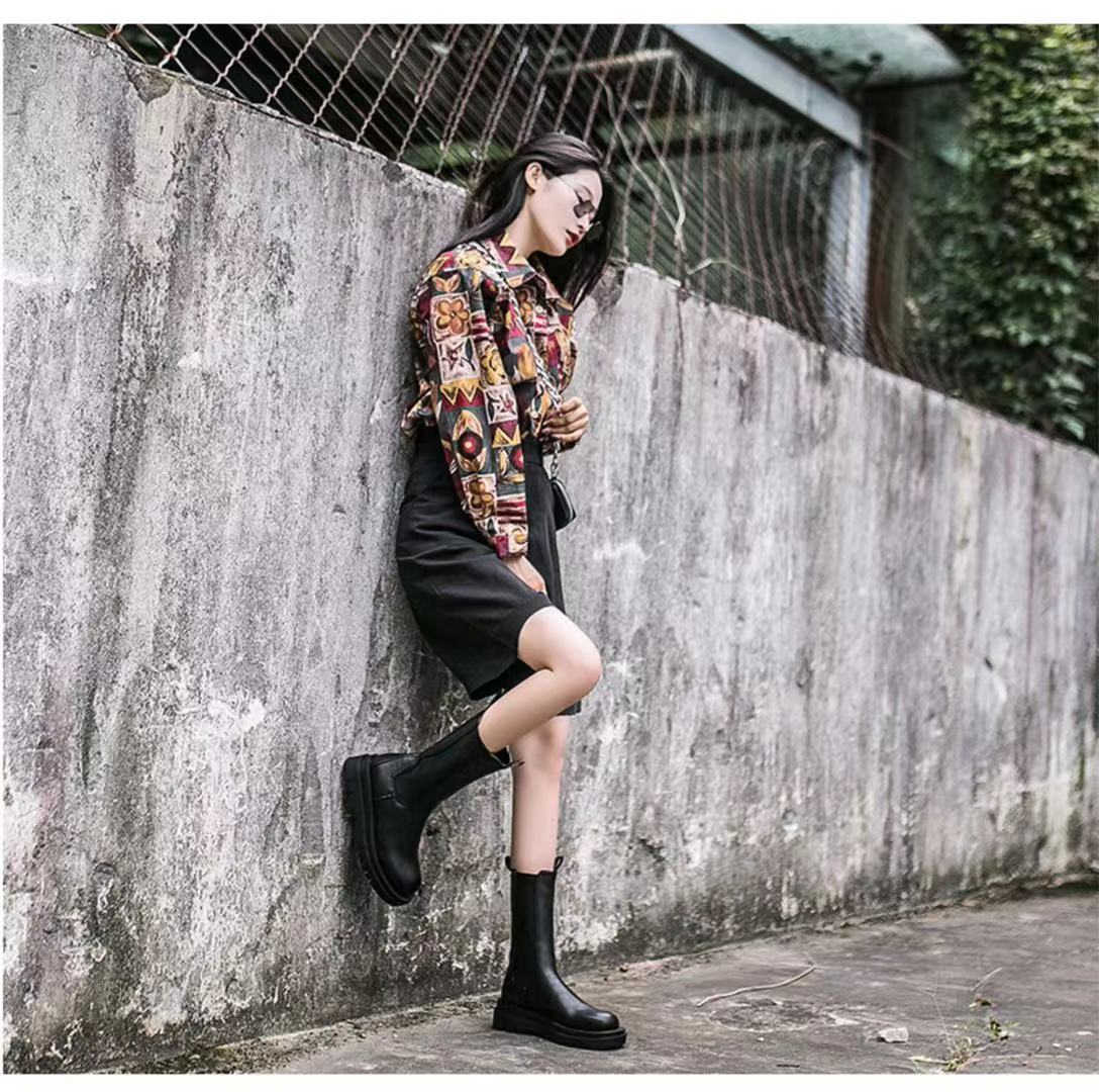 楽天市場 送料無料 ロングブーツ メンズ レディース ブラック 黒 サイドゴア シューズ カジュアル ブランド シンプル 靴 おしゃれ 人気 定番 マーチン 格好いい Bestme