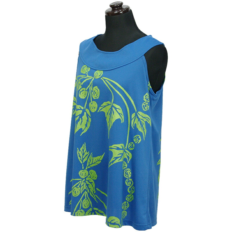 East Honolulu Clothing Campany製ラウンドネックトップス ククイ柄