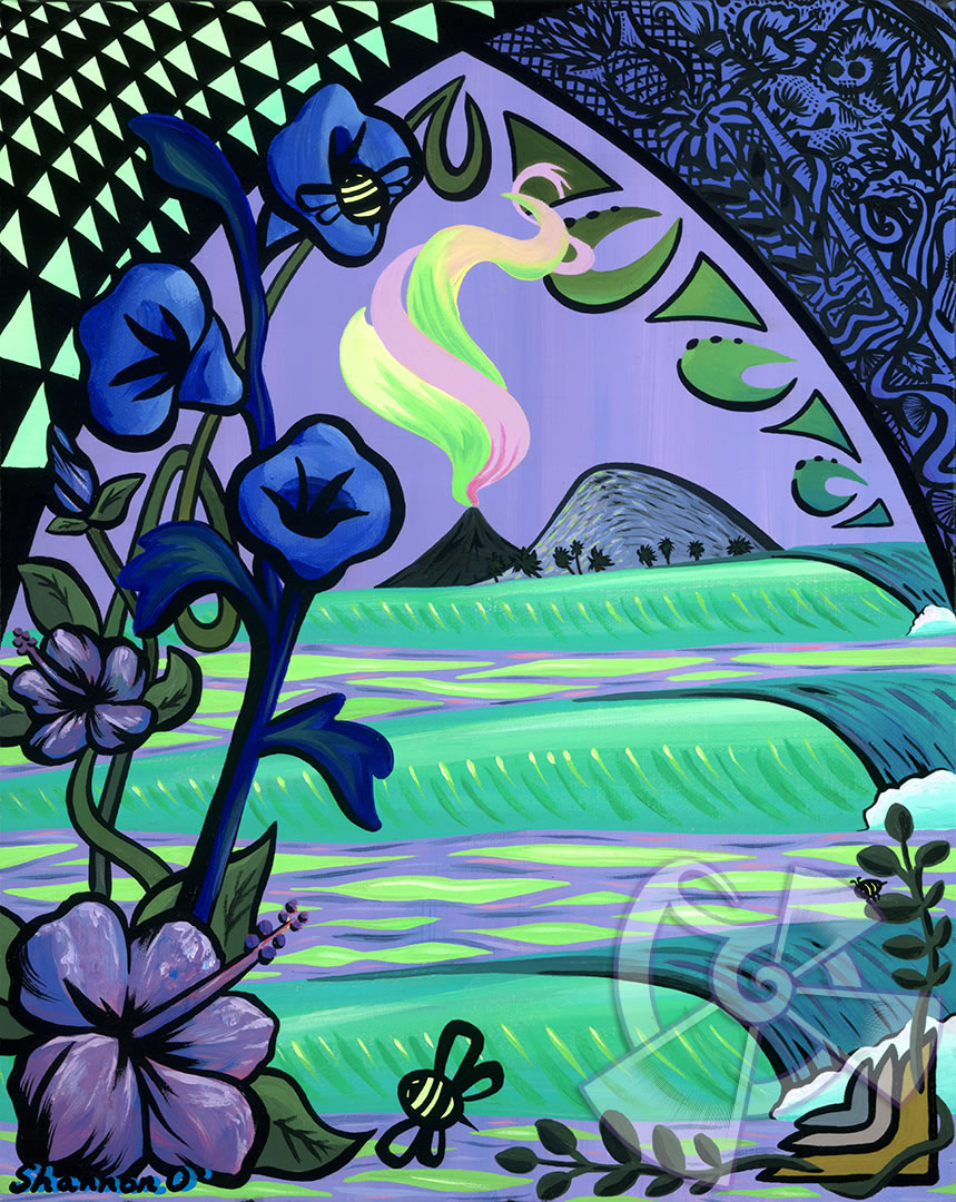 Sarah Caudle サラカードル アート 絵画 ハワイ （Waikiki