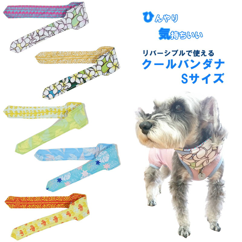 楽天市場 ネコポス送料無料 アイスノン ドッグウエア 犬服 ペット服 ペットウエア 犬 愛犬 ペット ペット用品 Nepunepu リバーシブル クール バンダナ Sサイズ Muumuumama 楽天市場店