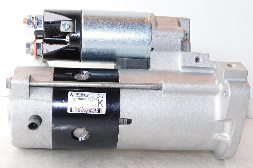 【中古】【※要コア返却】●スターター/セルモーター●三菱ふそうキャンター　M008T85671/ME193062【リビルト品】