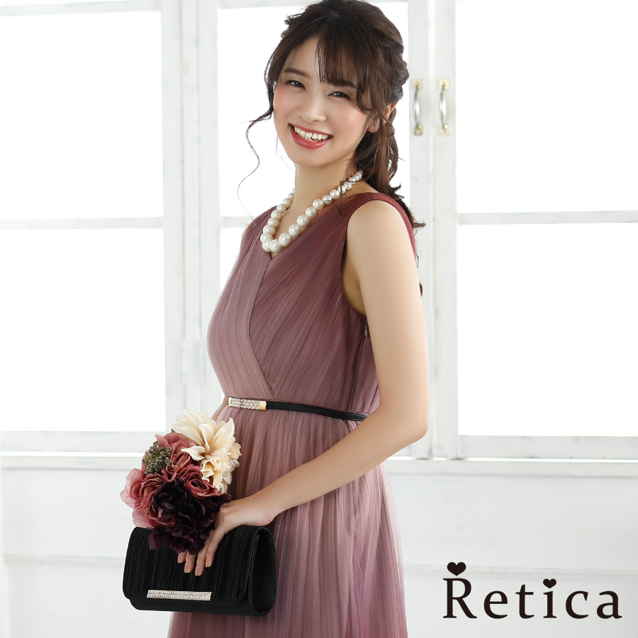 フォーマル Dorrydoll ドリードール 結婚式 ドレス ドーリードール 二次会 Retica ワンピース ワンピース パーティードレス 結婚式 ドリードール Dorrydoll パーティードレス ワンピース ドレス フォーマル お呼ばれ 二次会 披露宴 謝恩会 シフォン 袖なし ベルト付き