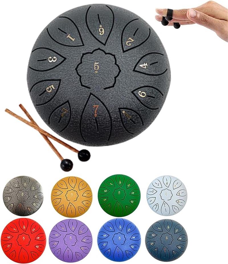 タングドラム　スリットドラム　スティールパン 15音　Cメジャー Amazon | MOOZICA ハンドパン 15インチ Cメジャー スチール