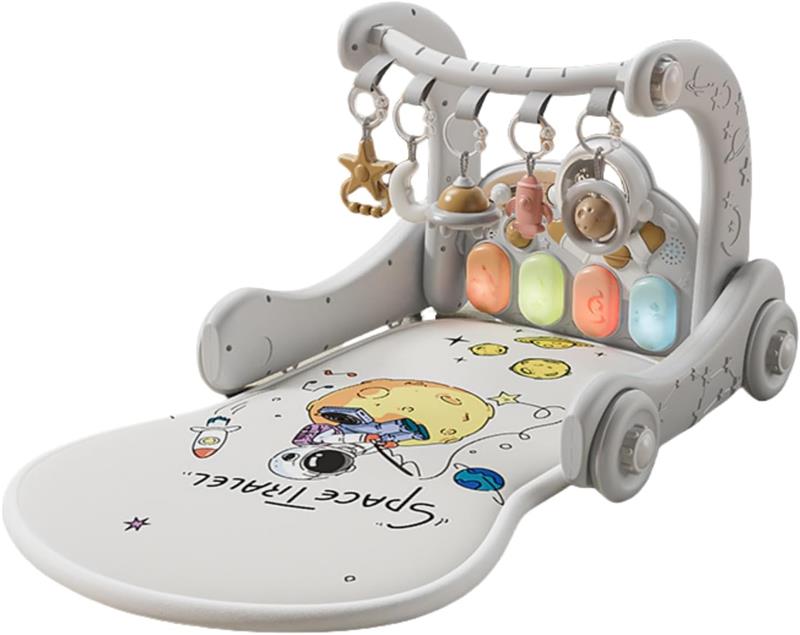 楽天市場】ベビージム プレイマット 赤ちゃん 玩具 新生児プレイマット