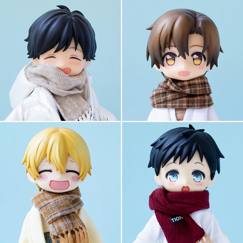 楽天市場】オビツ11 秋 冬 マフラー 無地 チェック柄 レトロ スカーフ