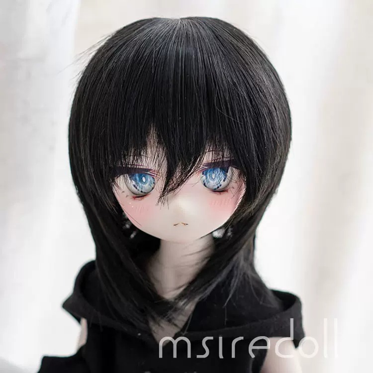ドール ウィッグ 短髪 ショート 髪 1/3 SD BJD 女の子 球体関節人形 ウィッグ 人形パーツ 頭 ヘア カスタムドール パーツ 髪の毛 ショートヘアー ドール doll 人形 パーツ スタイリングヘア