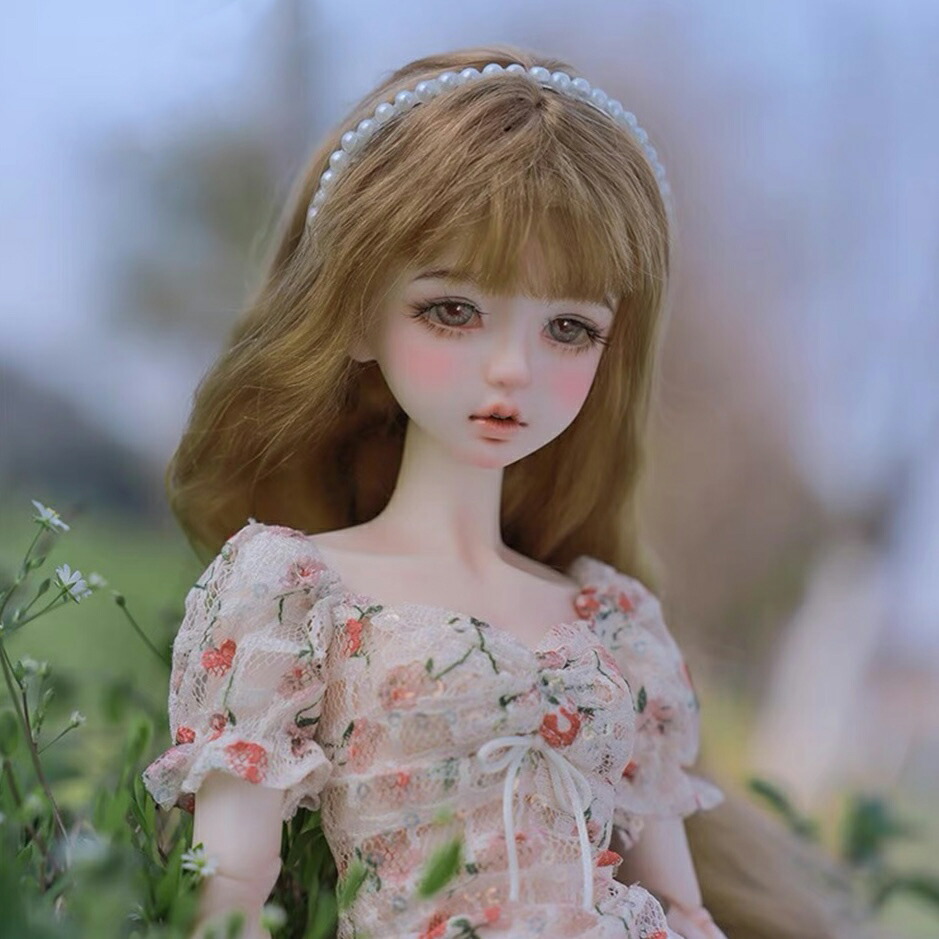 ドール本体 球体関節人形 女の子 フルセット Pearl 本体 服 ウィッグ BJD 1/4 ドール 洋服セット ハンドメイド ボディ 洋服 球体 関節 人形 セット ドール服 服 カスタムドール BJDドール 1/4スケール 40～45cm ハンドメイドドール 手作りプレゼント ギフト 関節可動