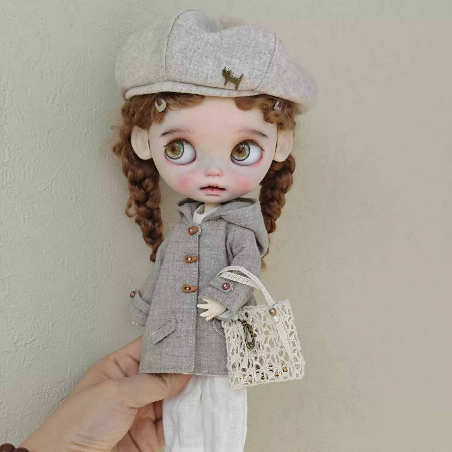 ブライス ネオブライス blythe オビツ22cm 秋冬 アウター アウトフィットセット 作家様 コート トップス パンツ ハット バッグ ソックス bjd 人形服 衣装 アウトフィット 人形 服 洋服 ドール カスタム ドール用衣装 ドール用アウトフィット OB22|MY HEROINE