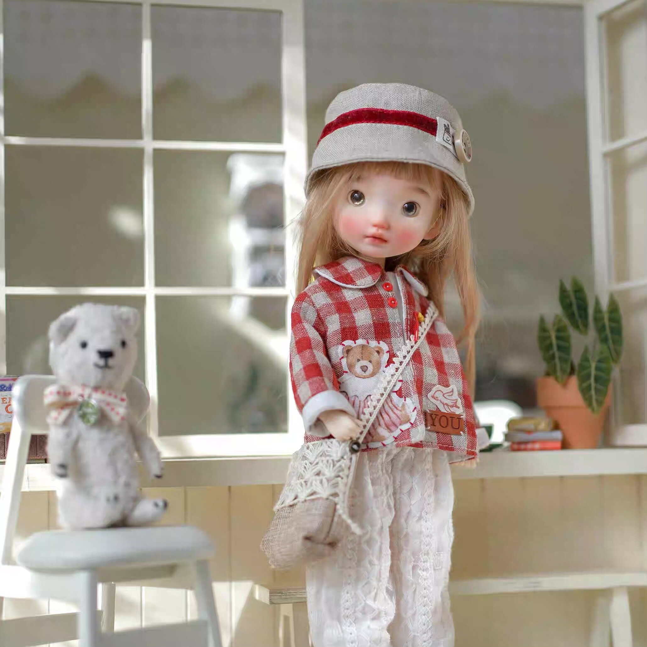 ブライス ネオブライス Blythe LanDoudou（藍豆豆） 1/6小ヘッド 対応 ドール服 ドールアウトフィット セット ドールウェア ドールウェア ハンドメイド オビツ24 1/6 BJD 球体関節人形 人形服 衣装 アウトフィット 人形 服 洋服 ドール カスタム