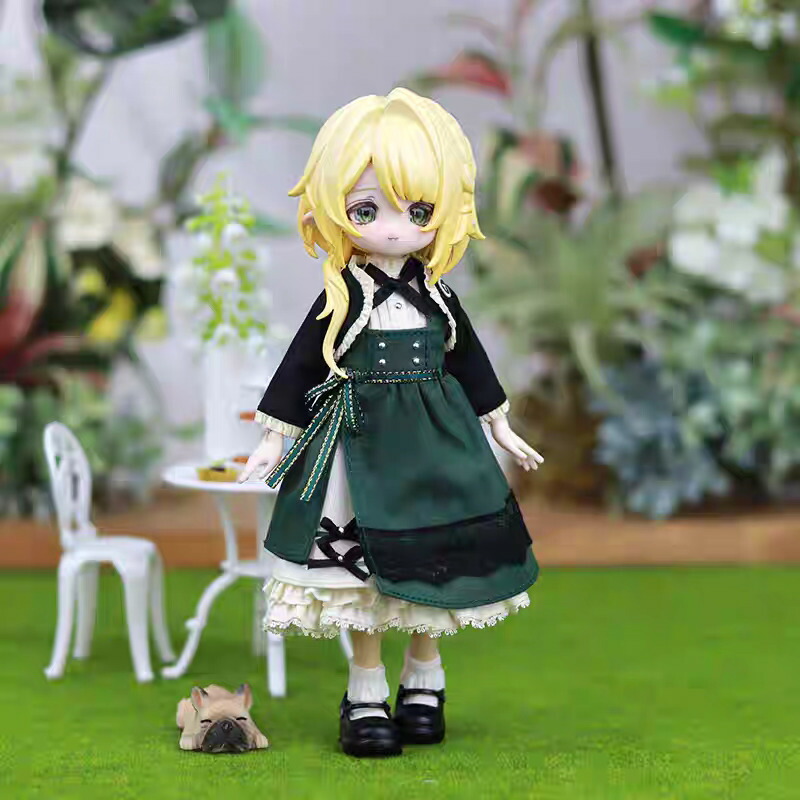 ドール服 オビツ11 ドール 人形 服 衣装 1/12 BJD ワンピース クラシカル ドレス 阿巳2 阿巳3 ワンピース&エプロン&ボレロ 3点セット アウトフィット オビツ 11cm ob11 ねんどろいど オビツろいど 人形服 人形用服 ドール衣装 ドールウェア 人形服 着せ替え アウトフィット 4,288円