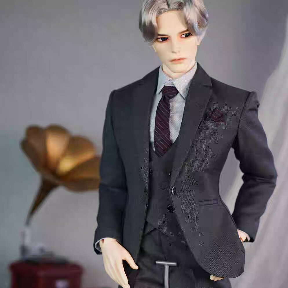 BJD お人形さん服 1/3 お坊っちゃん 背広 うす暗い薄墨色 大叔上半身 フォーマル アウト填まる メンズ背広 70糎級 成年者成人男性上半身 筋肉質上半身 マッチョボディ叔体 成年者成人男性上半身 壮叔 筋肉質成人男性上半身 大壮叔 超筋肉質 大型成人男性上半身 Iplehouse HID SOOM Idealian