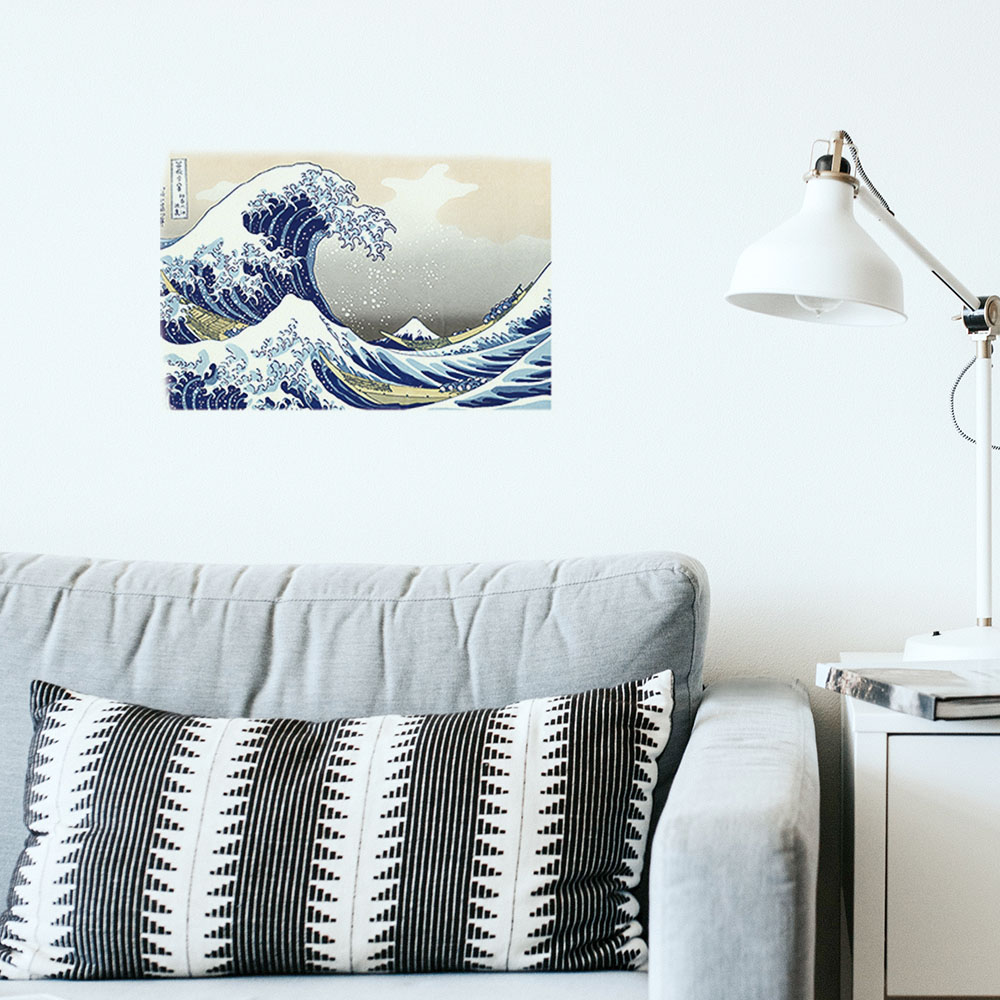 楽天市場 公式 マスキング ウォールステッカー 浮世絵 歌川広重 日本橋 Lサイズ アート 知育 My Journal Shop