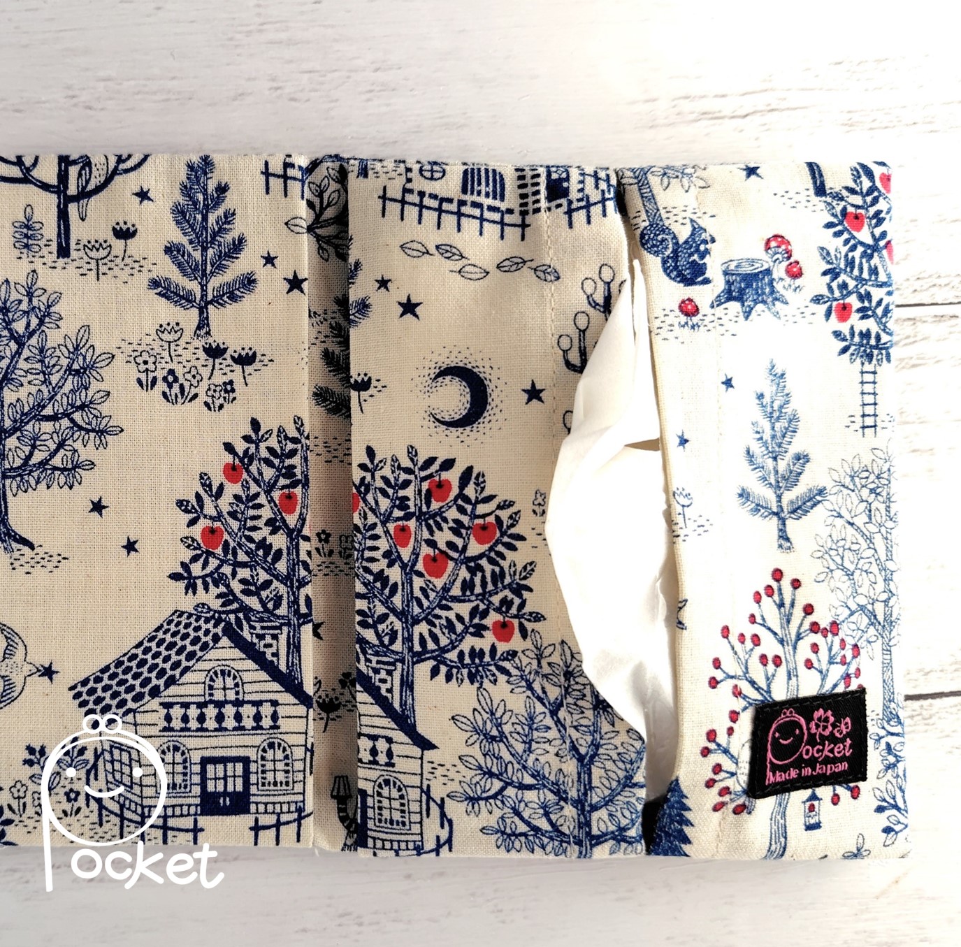 ティッシュケース ティッシュカバー ハリネズミの生地は見本です ティッシュケース ティッシュカバー ハリネズミの生地は見本です