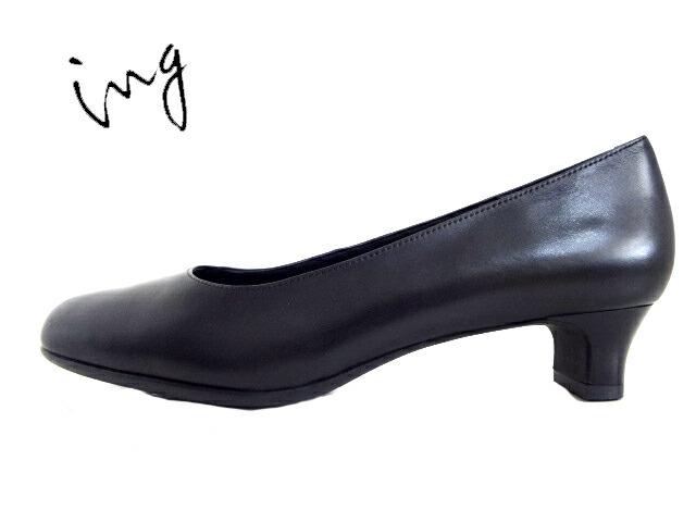 ing(イング)IGLF 93430 BLACK 黒いこと【定番ひな形】【イング】レディースパンプス  プレーントゥパンプス ローヒールパンプス ボロネーゼ処方箋 低手向かい気魂 お御勤め リクルート 冠婚葬祭 フォーマル 真四角ひな形