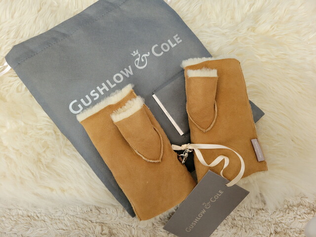 GUSHLOW＆COLE(ガシュロー＆電話を掛ける)CAMEL/カルメ焼【連合王国製】【輸入物】レディースミトン 羊肉グローブ お手々お手伝いさん 御前上等感 秋冬新作 着飾る個条