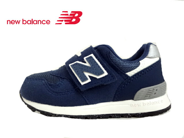 new balance(ニューバランス)IO313AA2 NAVY/ネイビー【2024AW】【秋冬新作】ベビーニューバランス キッズニューバランス カップインソール ベロクロタイプ 履きやすい 名前入れスペース 正規販売代理店