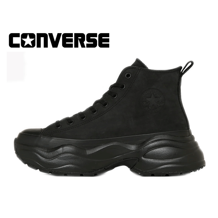 CONVERRSE ALL STAR (R) SURGETRAINER HI(コンバース オールスター(R)サージトレーナー HI) ブラックモノクローム 上質なヌバックレザー厚底スニーカー メンズ レディース オールスター(R)サージトレーナー 男女兼用 ユニセックス 正規代理店｜My　shoes 10,440円