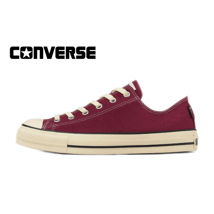 CONVERSE ALL STAR GORE-TEX OX(コンバース オールスター ゴアテックス OX)BURGUND バーガンディー 31317351210【2026SS】レディース メンズ ゴアテック遣りくち 座蒲団性 雨合羽透湿原料品 GORE-TEX 撥水処理 雨の日 定め事売りわたす代わりになる店