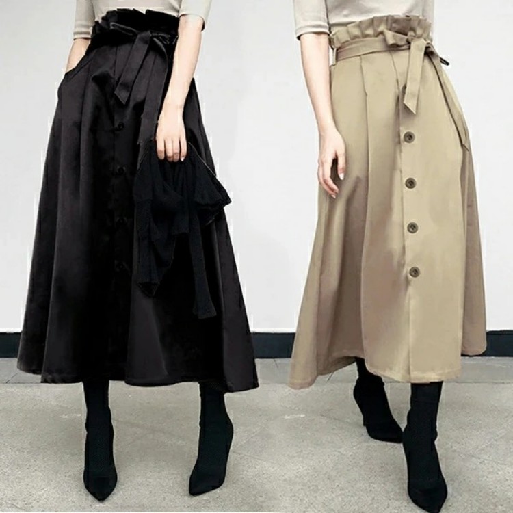 楽天市場】トレンチスカート 春服 レディース フレアスカート A