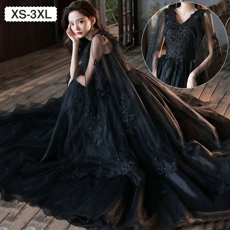 楽天市場】イブニングドレス 黒 結婚式お呼ばれドレス ロング