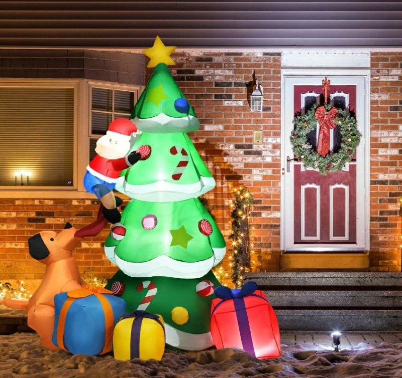 クリスマス インフレータブル サンタ - 1.8メートル 登るサンタクロース 内蔵LED,クリスマス 吹き流し飾り ホリデー装飾 ポ 楽天市場】 クリスマス インフレータブル サンタ サンタクロース 光る バルーン 風船 ロッキング エアーディスプレ エアーモチーフ 飾り 置物 ... Andulaインフレーションサンタクロース、高さ120-210cm膨張式、LEDクリスマス装飾付き庭小道具、ルミネセンス、パーティー